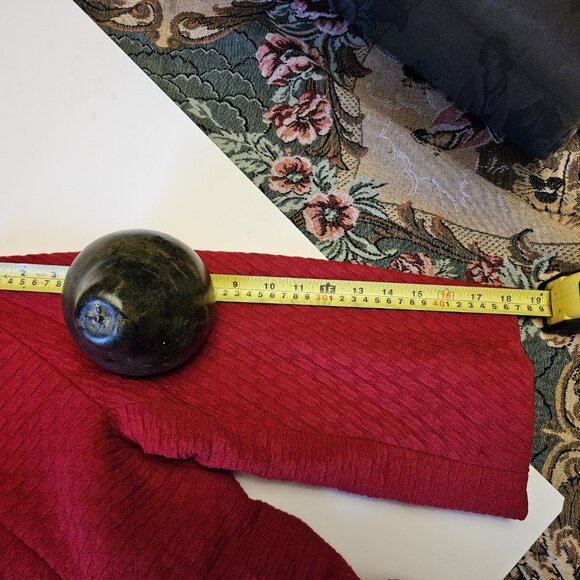 Vintage 1960s riche red coat Mink fur - Picture 15 of 16